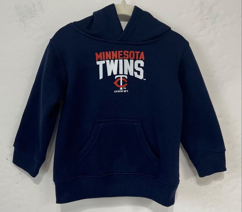Genuine Merchandise Minnesota Twins Navy Blue Hoodie Boys Size 2T